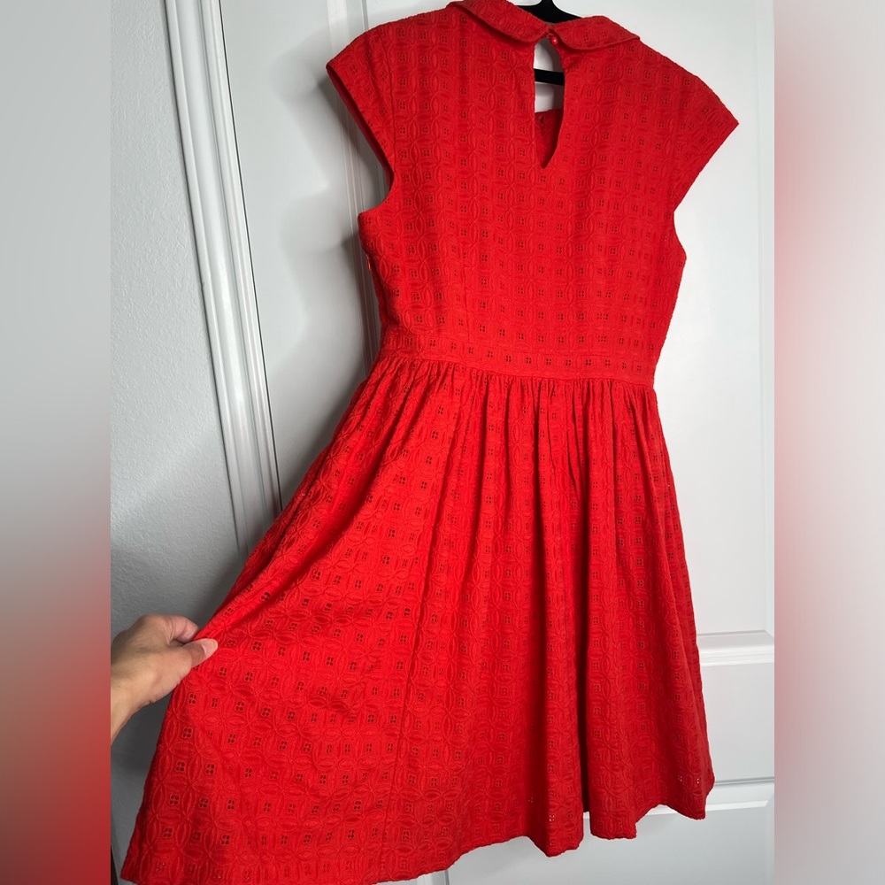Kate Spade Courtney Red Eyelet
Fit and Flare Dress Size 6 - Picture 10 of 13